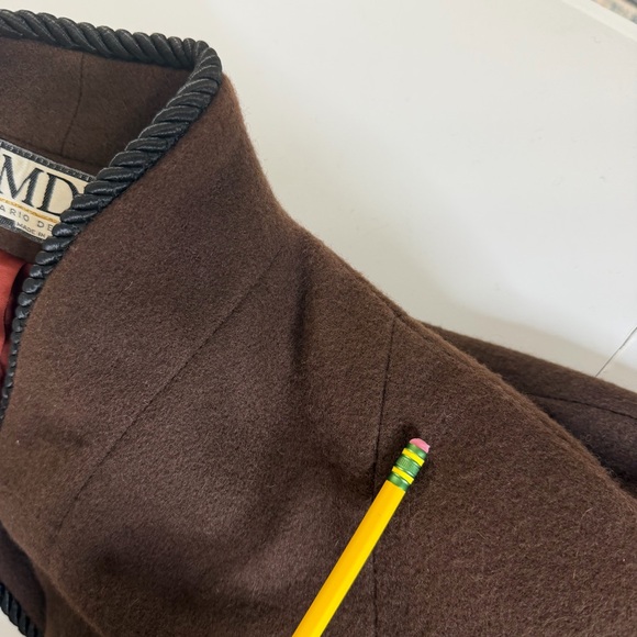 Mario de Pinto Vintage 100% wool coat made in USA statement outerwear - Picture 10 of 16